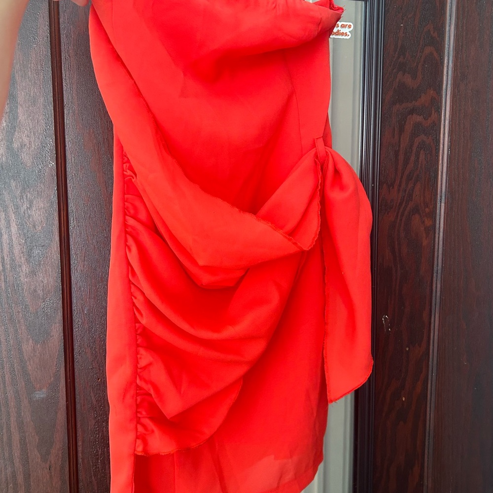 Superdown Vibrant Red Mini Skirt